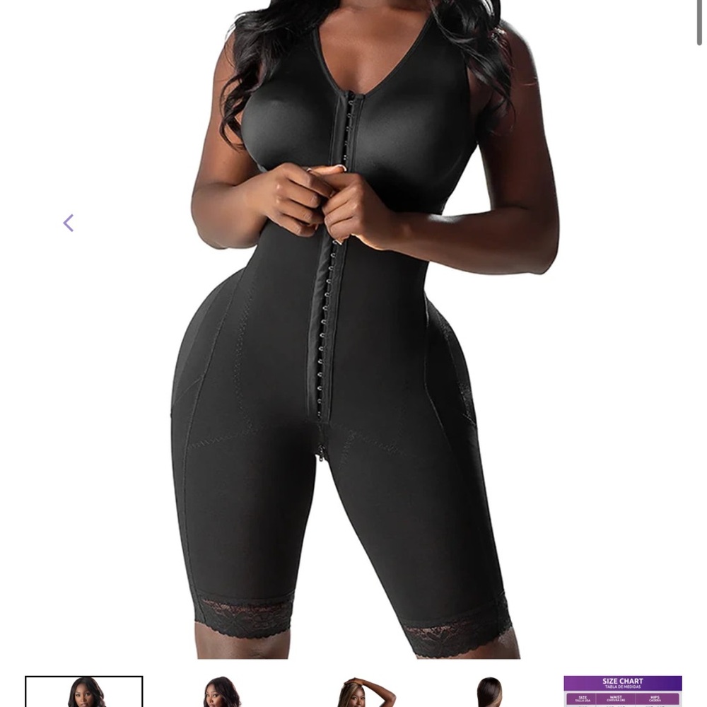 Women's Black Shapewear Bodysuit